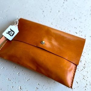 COPY - Handmade Leather Wristlet